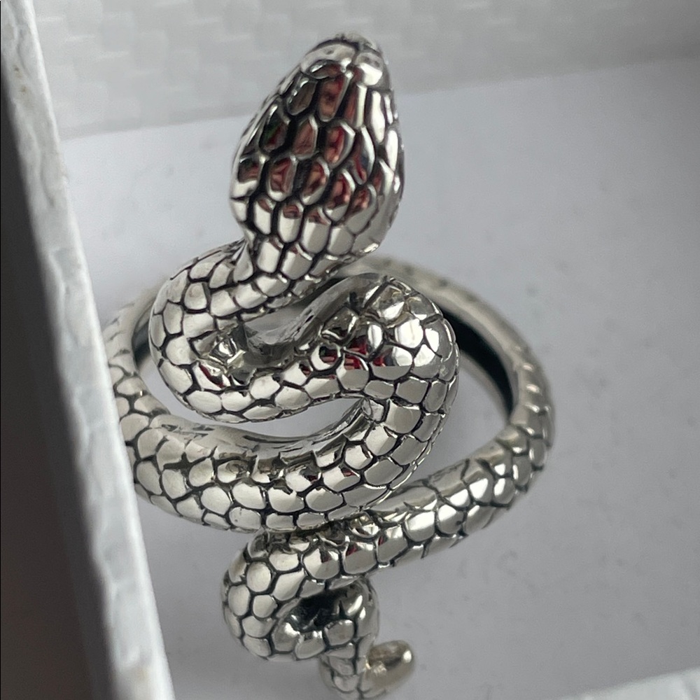 Annika Witt Silver Snake Ring